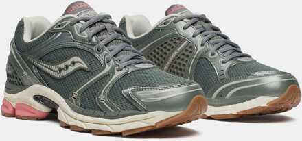 Saucony Heren Saucony Progrid Triumph 4 Hardloopschoen in Grijs Groen - EU 41 / UK 7.5