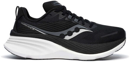 Saucony Hurricane 24 Stabiliteitsschoen Dames-Zwart,Grijs - 38
