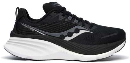 Saucony Hurricane 24 Stabiliteitsschoen Dames-Zwart,Grijs - 38