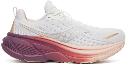 Saucony Hurricane 25 Stabiliteitsschoen Dames-wit, roze - 38.5
