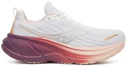 Saucony Hurricane 25 Stabiliteitsschoen Dames-wit, roze - 42.5