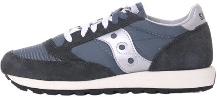 Saucony Jazz Original Vintage Sneakers Heren - Blue Navy/Silver - Maat 41