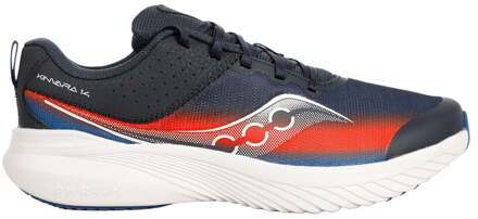 Saucony Kinvara 14 LTT Neutrale Schoen Kinderen-Donkerblauw,Rood - 38