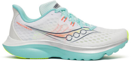 Saucony Kinvara 16 Dames wit/blauw - 38