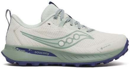 Saucony Peregrine 15 GTX Trailschoen Dames-Crème,Mint - 38,39