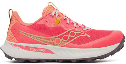 Saucony Peregrine 15 Trailschoen Dames-Koraal,Oranje - 38.5,39,42