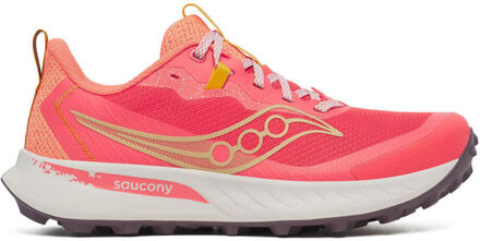 Saucony Peregrine 15 Trailschoen Dames-Koraal,Oranje - 39