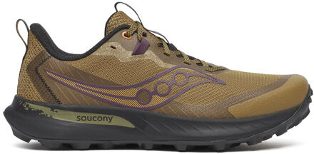 Saucony Peregrine 15 Trailschoen Heren-Karamel,Zwart - 42.5,44