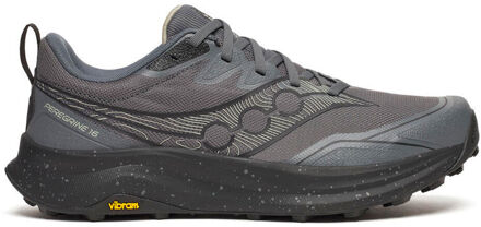 Saucony Peregrine 16 Trailschoen Heren-grijs, zwart - 46.5
