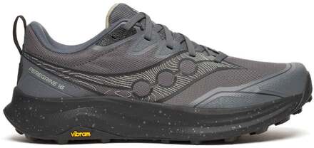 Saucony Peregrine 16 Trailschoen Heren-grijs, zwart - 48