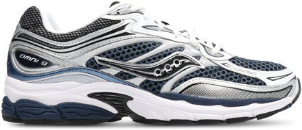 Saucony Progrid Omni 9 Sneakers Heren - Blauw - Maat 46.5 - Mesh/Synthetisch Blue