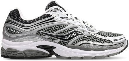 Saucony Progrid Omni 9 Sneakers Heren - Grijs - Maat 42 - Mesh/Synthetisch Grey