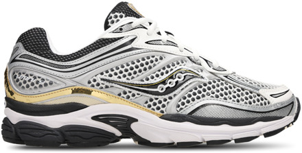 Saucony Progrid Omni 9 Sneakers Heren - Zilver - Maat 42.5 - Mesh/Synthetisch Silver