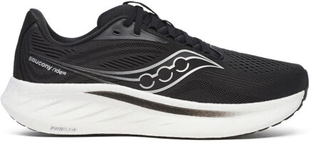 Saucony Ride 18 Breed Heren zwart/wit - 40 1/2