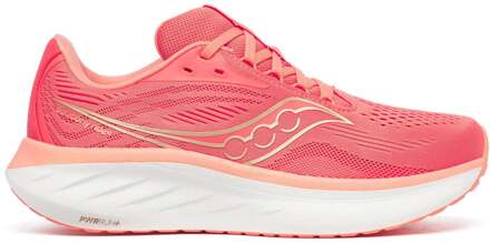 Saucony Ride 18 Neutrale Schoen Dames-Koraal,Oranje - 37.5,38,38.5,39,40,40.5,41,42,42.5