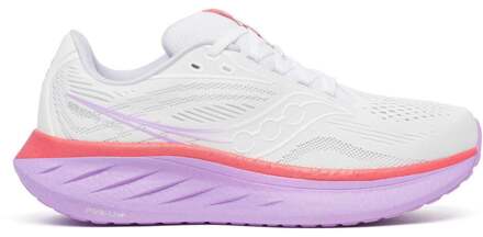 Saucony Ride 18 Neutrale schoen Dames-wit,koraal - 36,37,37.5,38,38.5,40,40.5,42