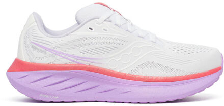 Saucony Ride 18 Neutrale schoen Dames-wit,koraal - 41