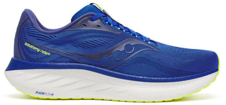 Saucony Ride 18 Neutrale schoen Heren-blauw,citroengeel - 42,44,46.5,47