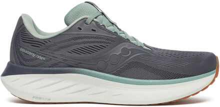Saucony Ride 18 Neutrale Schoen Heren-Grijs,Lichtgroen - 46,46.5,47