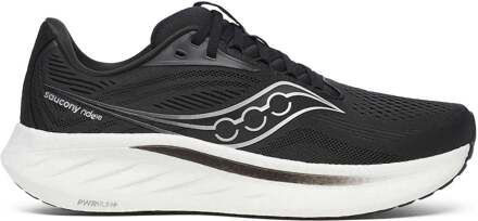 Saucony Ride 18 Wide Neutrale Schoen Heren-Zwart,Wit - 42,42.5,43,44,44.5,45,46,46.5,47,48,49,50