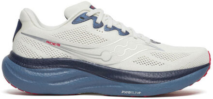 Saucony Ride 19 Heren wit/blauw - 45