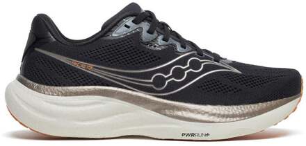 Saucony Ride 19 Neutrale schoen Heren-zwart, zilver - 42.5