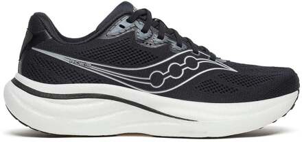 Saucony Ride 19 wide Neutrale schoen Heren-zwart, zilver - 42,42.5,43,44,44.5,45,46,46.5,48,49,50