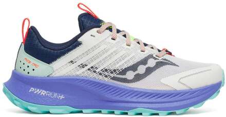 Saucony Ride TR2 Trailschoen Dames-wit, blauw - 40
