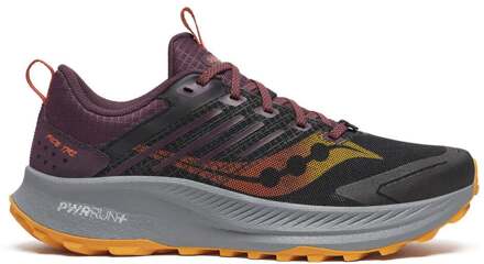 Saucony Ride TR2 Trailschoen Heren-zwart, oranje - 44.5