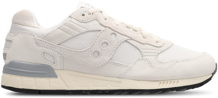 Saucony Shadow 5000 Sneakers Heren - Wit - Maat 45 - Mesh/Synthetisch White