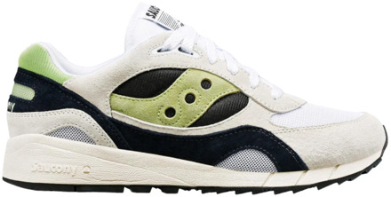 Saucony Shadow 6000 Sneakers Heren beige - wit - groen - zwart - 44