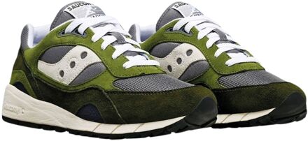 Saucony Shadow 6000 Sneakers Heren grijs - groen - wit - 44