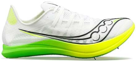Saucony Terminal VT Spikes Dames-Wit,Neongroen - 37.5,38.5,39