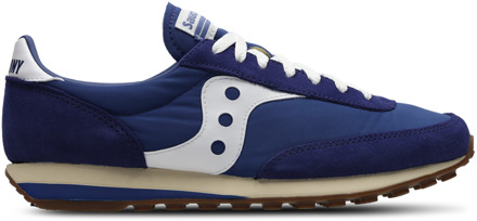 Saucony Trainer 80 Sneakers Heren - Blauw - Maat 44 - Nylon Blue