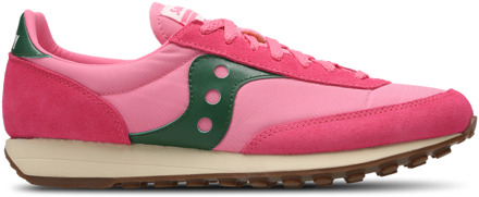 Saucony Trainer 80 Sneakers Heren - Roze - Maat 45 - Nylon Pink