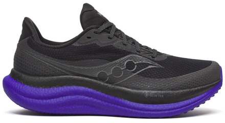 Saucony Triumph 23 GTX Neutrale schoen Heren-zwart, paars - 42.5