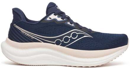 Saucony Triumph 23 Neutrale schoen Dames-donkerblauw, roze - 40.5