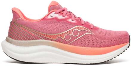 Saucony Triumph 23 Neutrale schoen Dames-mauve, zwart - 41