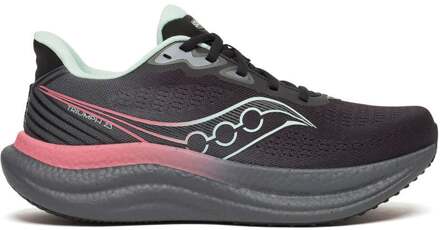 Saucony Triumph 23 Neutrale schoen Dames-zwart, mint - 39