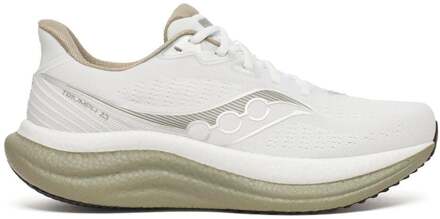 Saucony Triumph 23 Neutrale schoen Heren-wit, kaki - 44.5