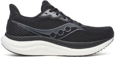 Saucony Triumph 23 Wide Neutrale Schoen Heren-Zwart,Wit - 42,42.5,44,46,46.5