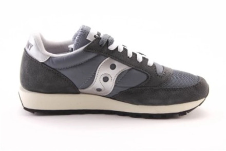 Saucony Unisex Sneakers Jazz Original Vintage Blue/Navy/Zilver - Blauw - Maat 38