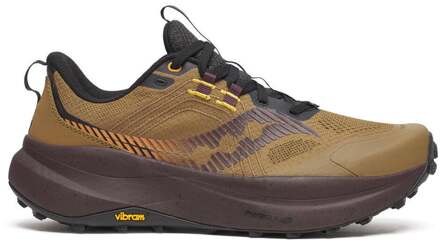 Saucony Xodus Ultra 4 Trailschoen Heren-karamel, paars - 42.5