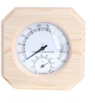Sauna Hout Thermometer Hygrometer Hygrothermograph Temperatuur Instrument