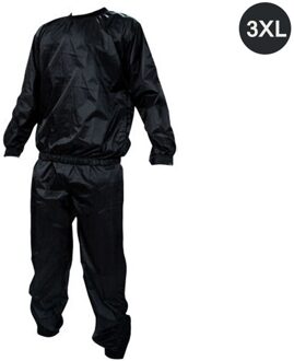 Sauna Suit Heavy Duty Fitness Gewichtsverlies Zweet Sauna Pak Oefening Gym Anti-Rip Zwart Zweet Sauna Pak Oefening gym Anti-Rip 3xl