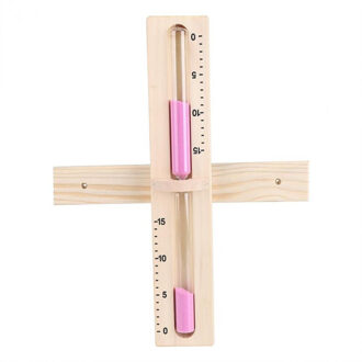 Sauna Timer Muur Gemonteerde Roterende Sauna Klok Houten Roze Zand Zandloper 15 Minuten Timer Woondecoratie