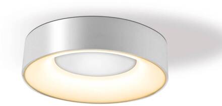 Sauro LED plafondlamp, Ø 30 cm, zilver