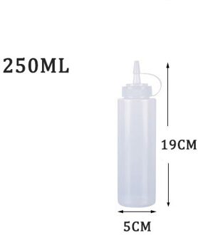 Saus Azijn Olie Ketchup Jus Cruet Keuken Accessoires Juskom Plastic Kruiderij Dispenser 8Oz 12Oz Knijpfles 250ml