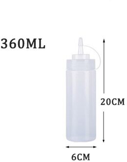 Saus Azijn Olie Ketchup Jus Cruet Keuken Accessoires Juskom Plastic Kruiderij Dispenser 8Oz 12Oz Knijpfles 360ml