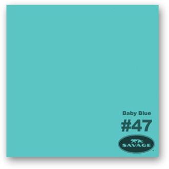 Savage Achtergrondrol 1,38 x 11 - Baby Blue (nr 47) Lichtblauw